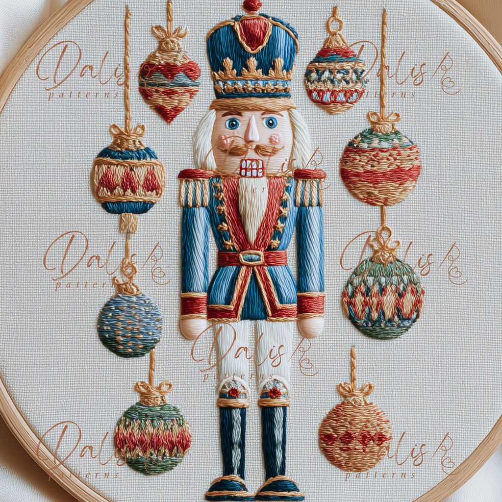 Close-up of stitching and color details