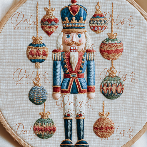 Close-up of stitching and color details