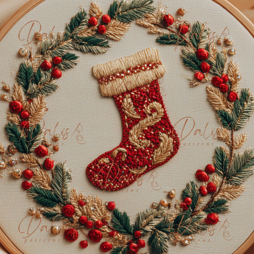 Close-up of stitching and color details